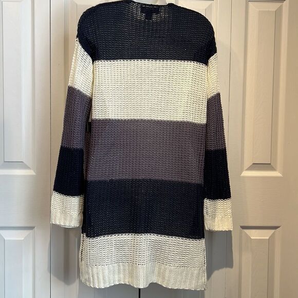 Inc International Concepts Colour Block Loose Knit Cardigan Size Medium NWT - Picture 7 of 11